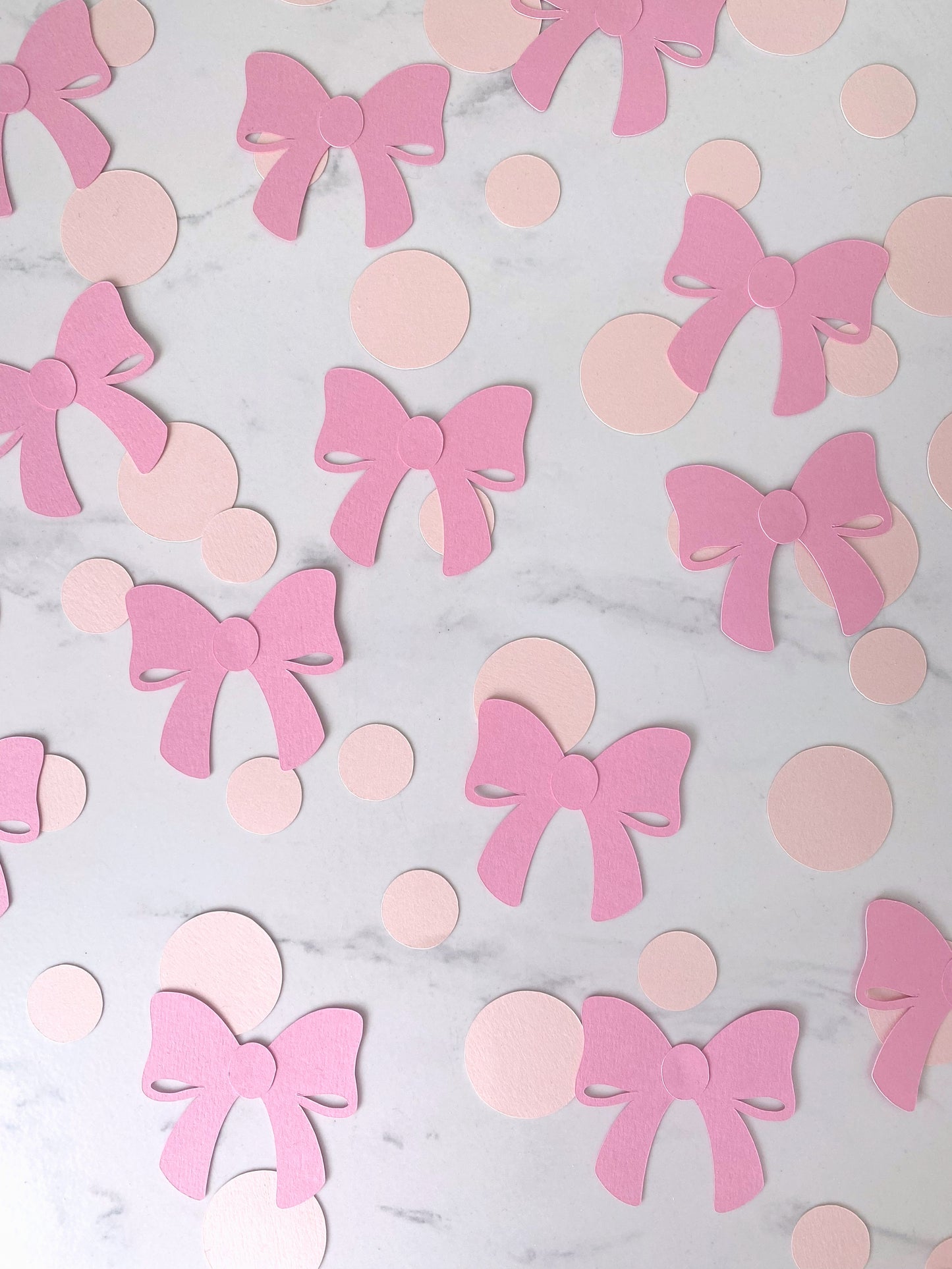 Pink Bow Confetti