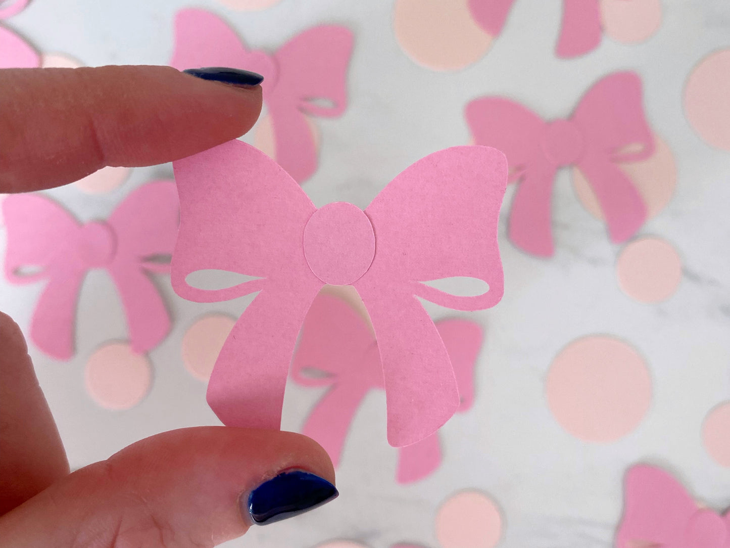 Pink Bow Confetti