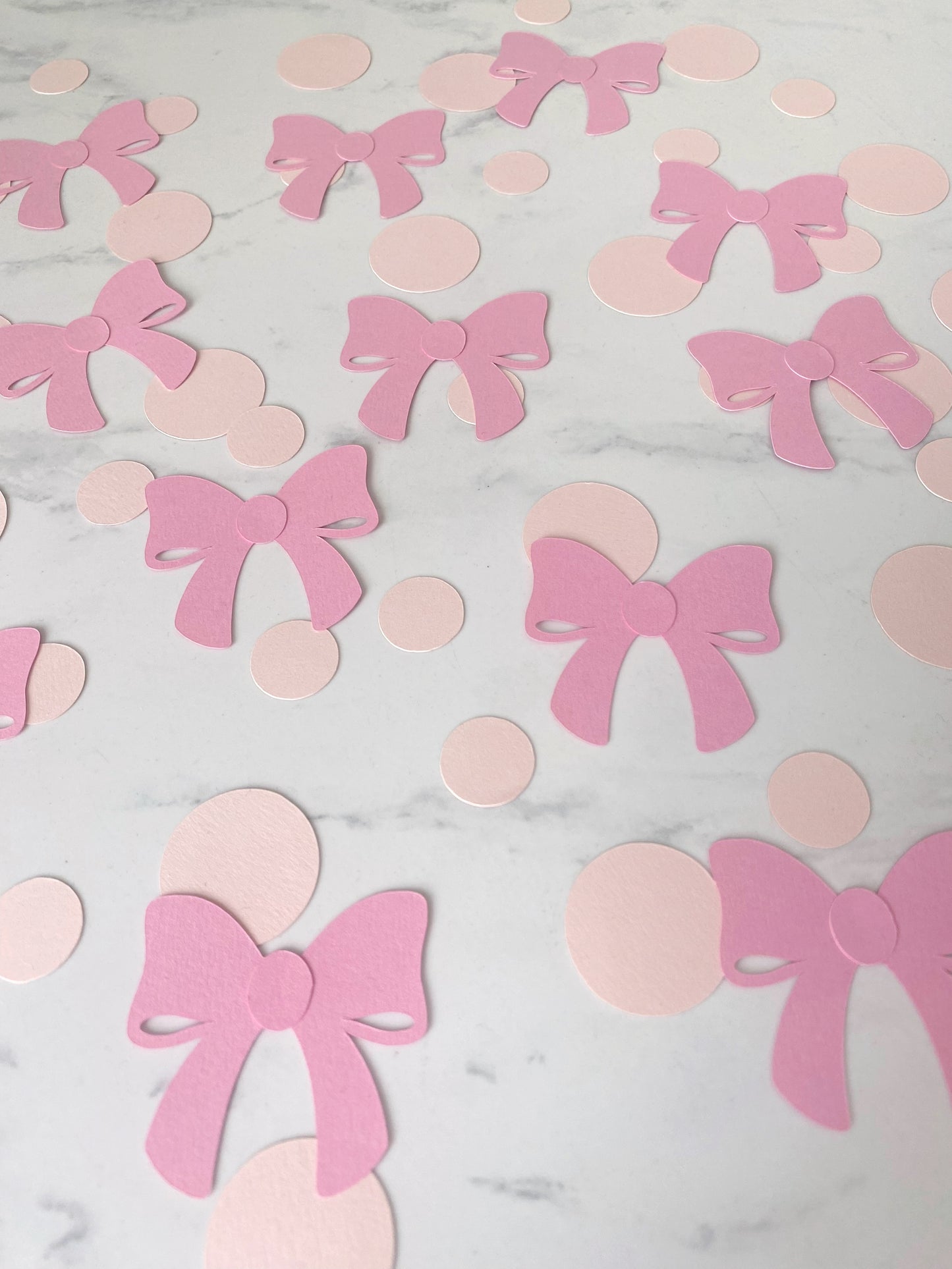 Pink Bow Confetti