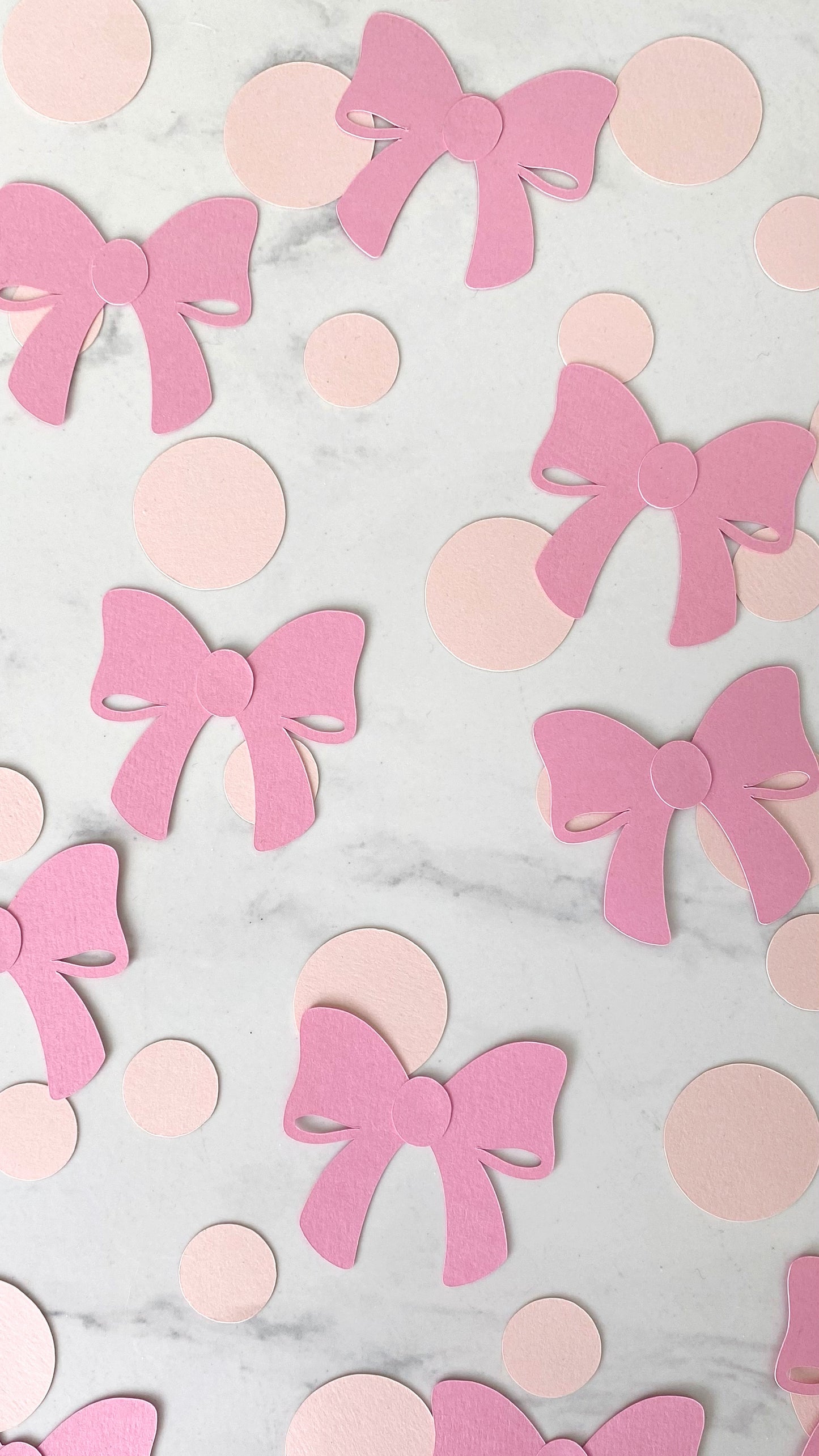 Pink Bow Confetti