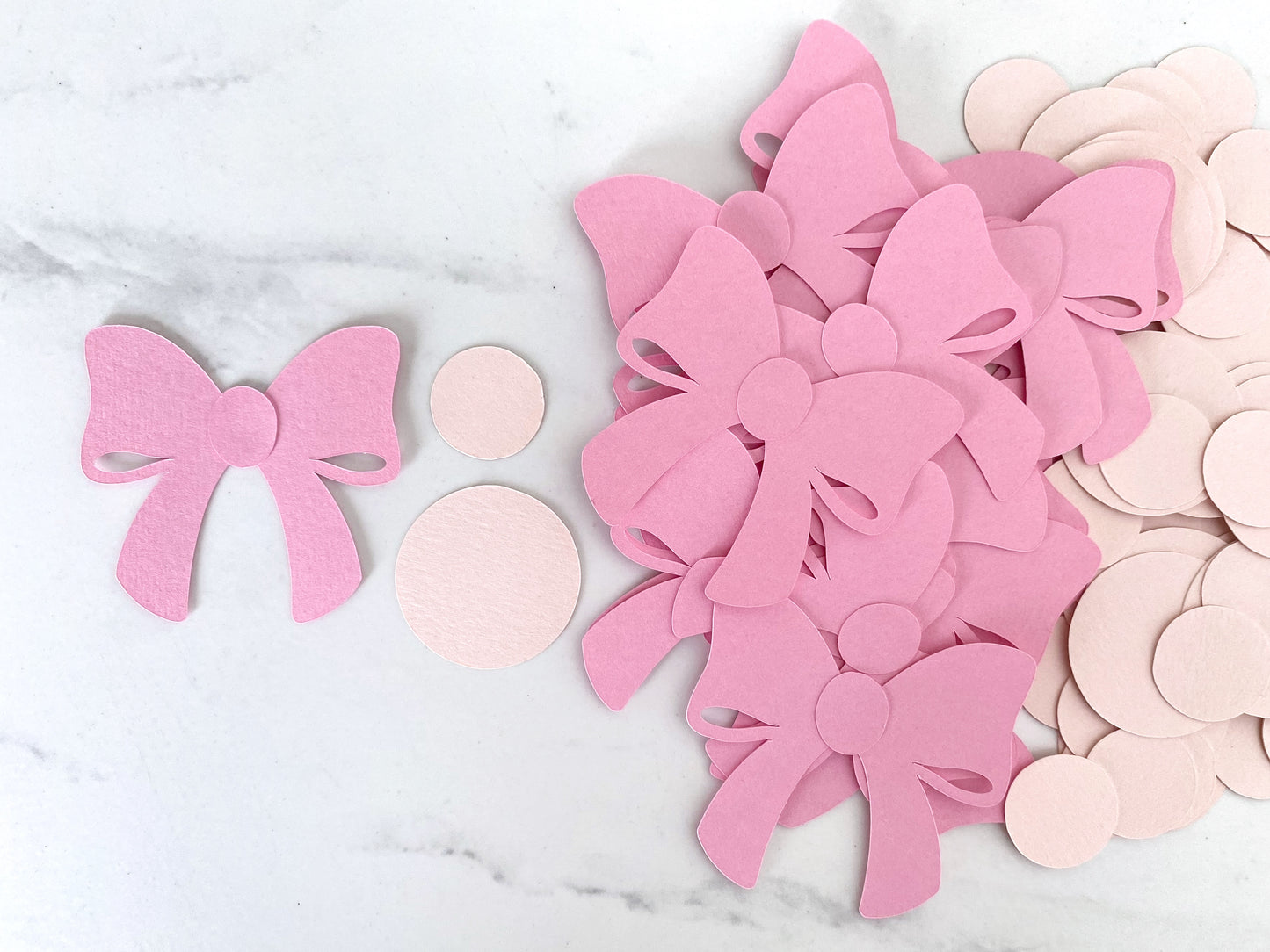 Pink Bow Confetti