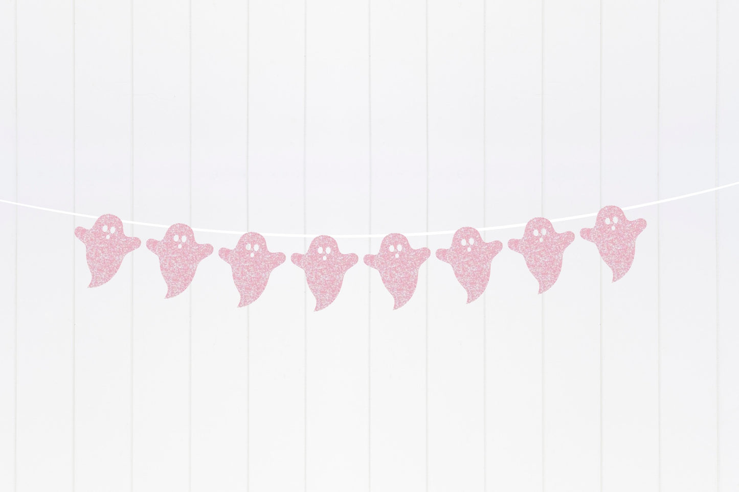 Ghost Banner - Light Pink Glitter