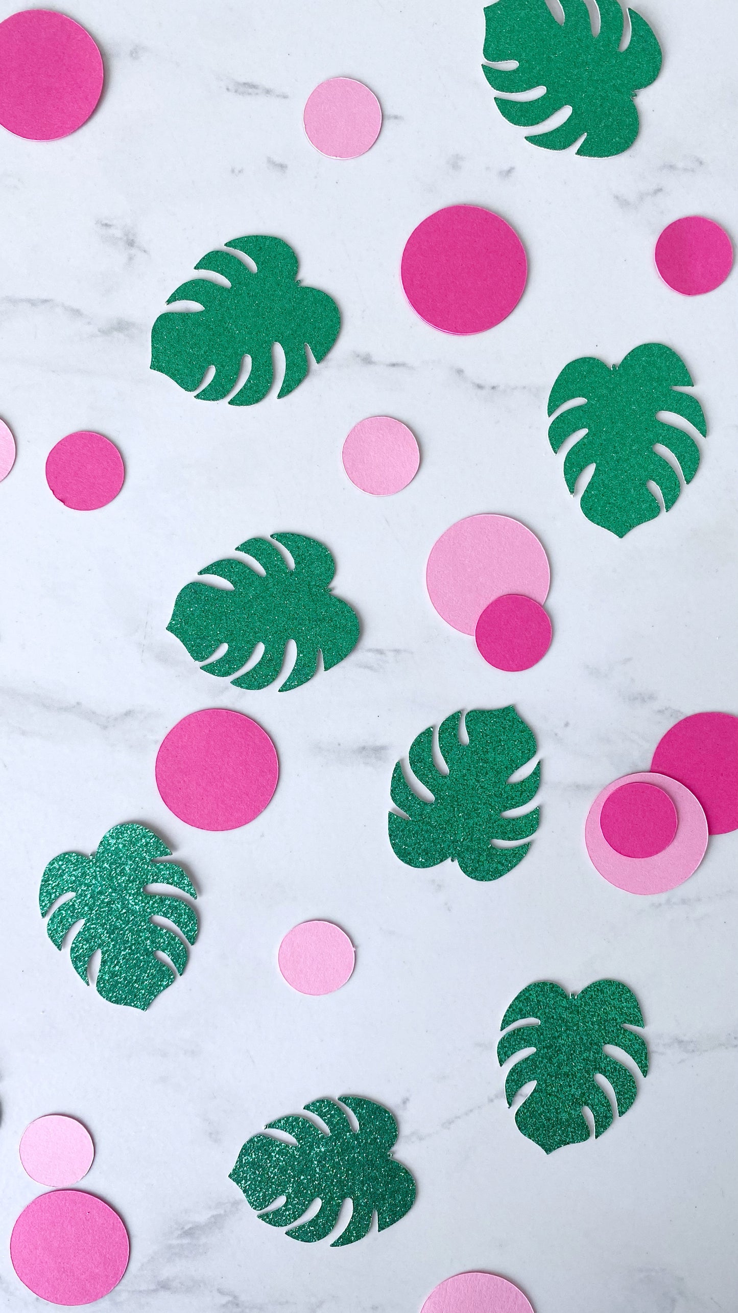 Tropical Palm Leaf Confetti