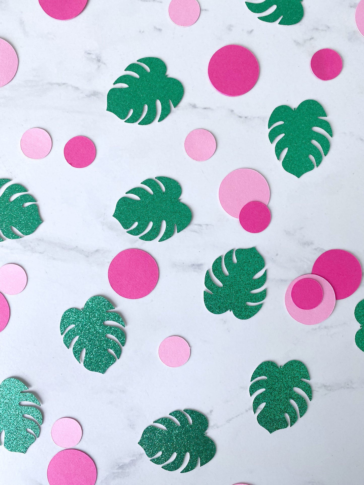 Tropical Palm Leaf Confetti