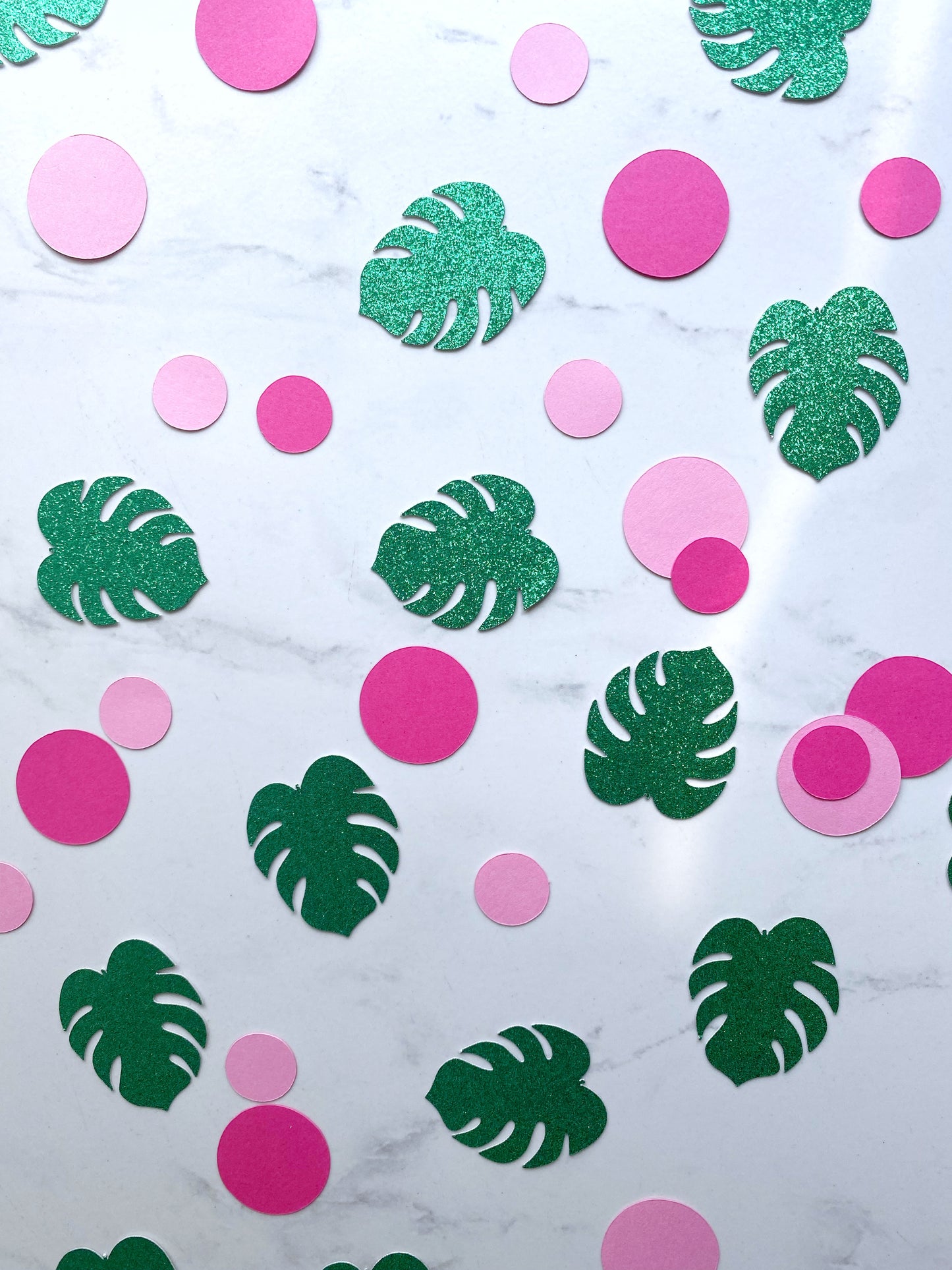 Tropical Palm Leaf Confetti