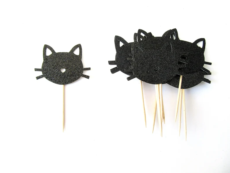 Cat Cupcake Toppers