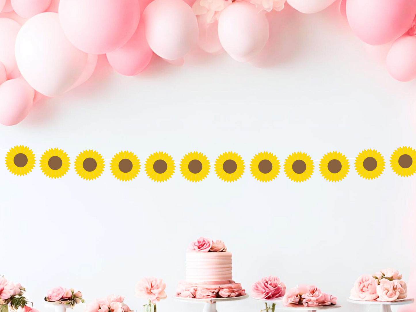 Personalized Sunflower Theme Banner