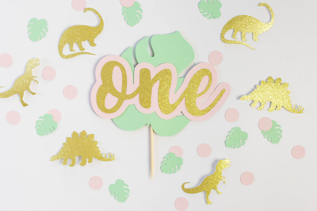 Dinosaur Themed Cake and Cupcake Topper - Pretty Party Shop