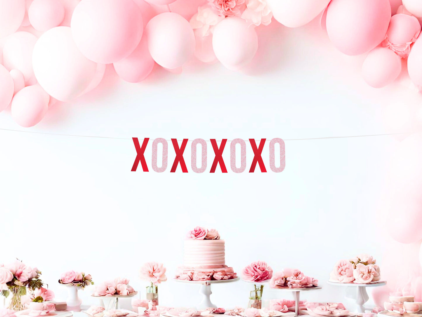 XOXO Valentines Day + Galentines Day Banner