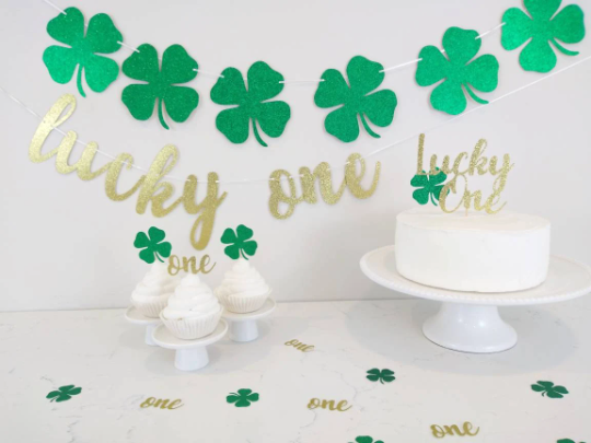 Lucky One Cupcake Toppers